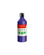 Gouache ECO 500ml , violet, bleu outremer, vert emeraude et vert