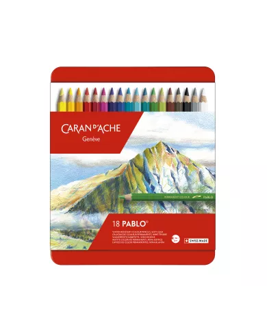 Coffret de 80 Crayons de couleurs hexagonal Prismalo - Assortiment (CARAN  D'ACHE 999.480 - Dessin)
