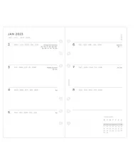 Recharge PERSONAL semaine sur 2 pages "Minimal" 2025