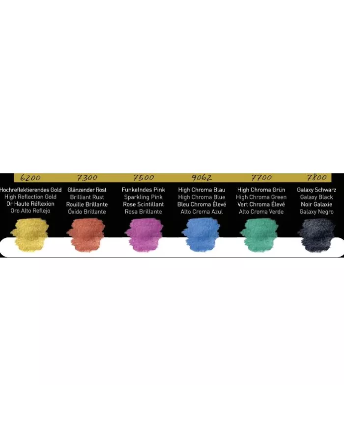 Boîte Finetec Premium | 6 couleurs nacrées High Chroma