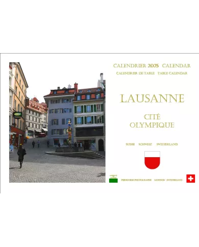 Calendrier de table "Lausanne" 2025
