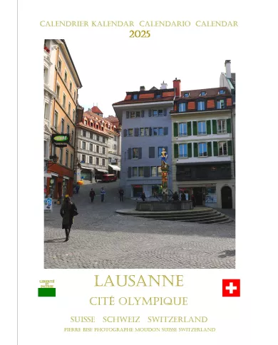 Calendrier A3 "Lausanne" 2025