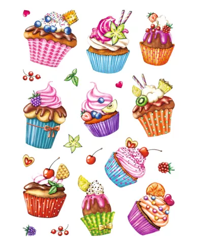 Stickers Herma CupCakes