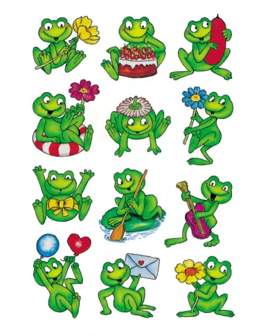 Stickers Herma Grenouilles