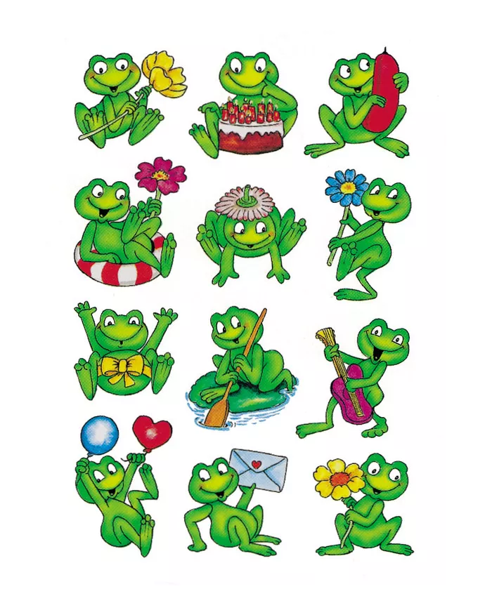 Stickers Herma Grenouilles