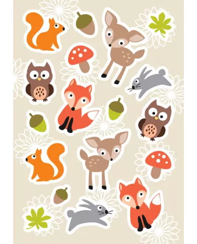 Stickers Herma Animaux des forêts