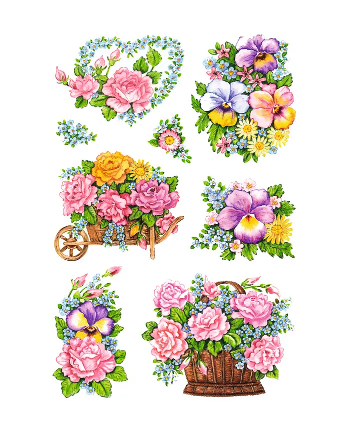 Stickers Herma Pot de fleurs