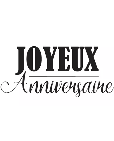 Tampon "Joyeux Anniversaire"