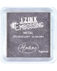 Encreur Izink embossing M - Silver Blue Metal