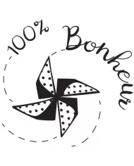 Tampon "100% Bonheur"