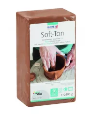 Soft-Ton, argile naturelle, blanc 1000g, séche à l'air