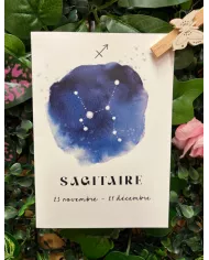 Carte A6 - Astrologie Poisson