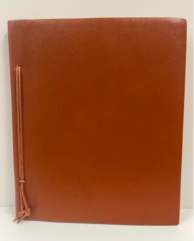 Livre d'or 20cm x 23cm cognac