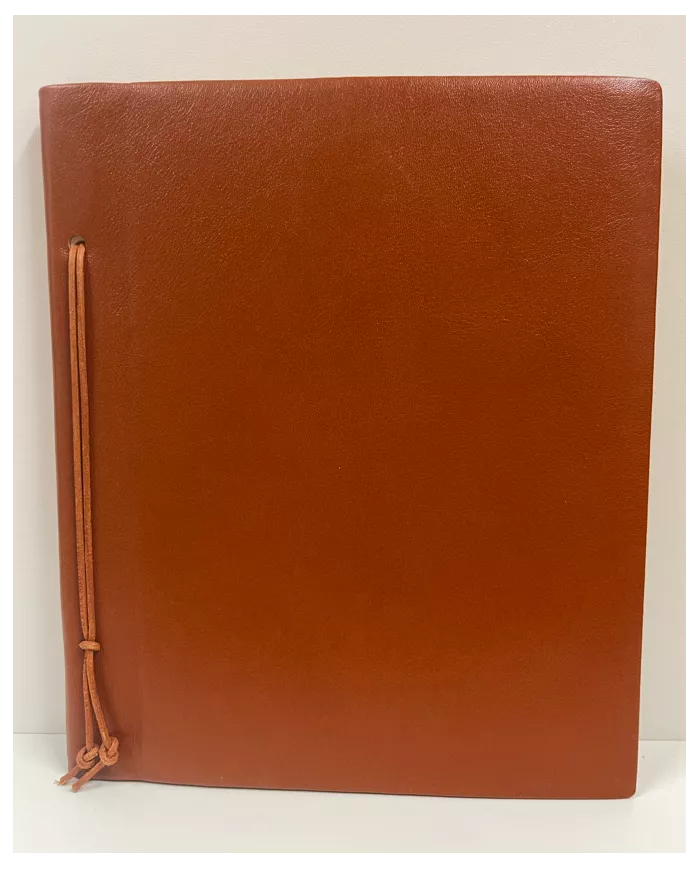 Livre d'or 20cm x 23cm cognac