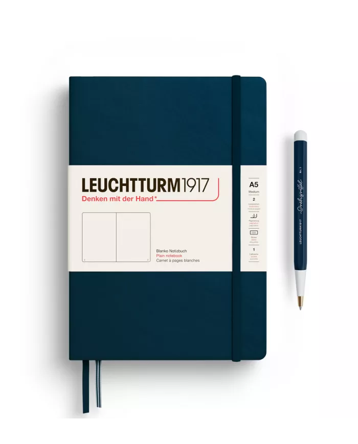 Carnet A5 Hardcover Leuchtturm 1917 Deep Sea