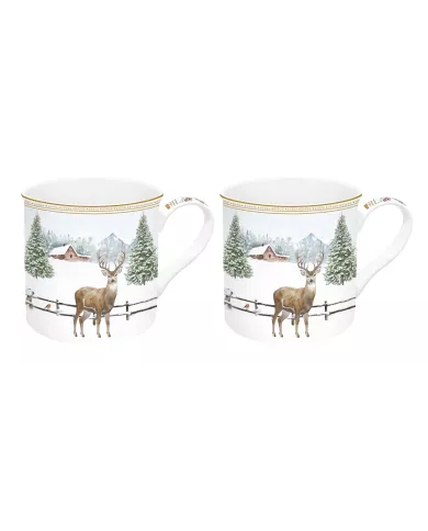 Ensemble de 2 mugs FORET