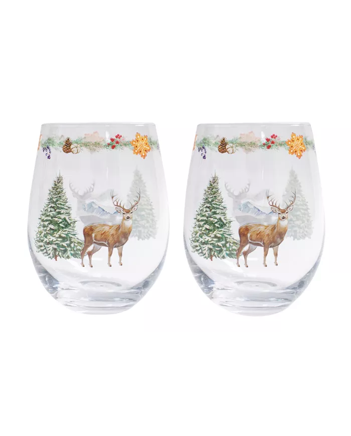 Set de 2 verres FORET