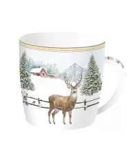 Mug et sous-verre avec infuseur FORET