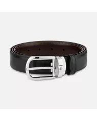 Ceinture de 35 mm en cuir noir