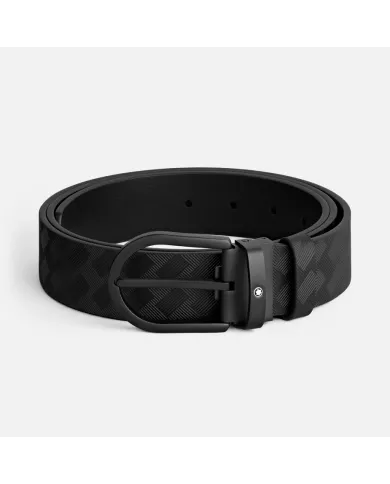 Ceinture 35 mm en cuir noir